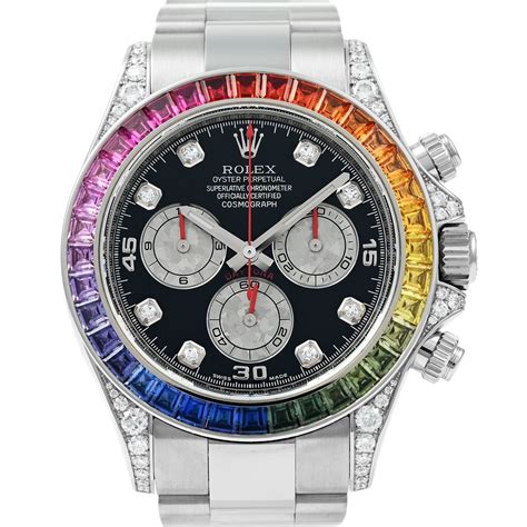 rolex everose gold daytona rainbow|rolex rainbow 116599 price.